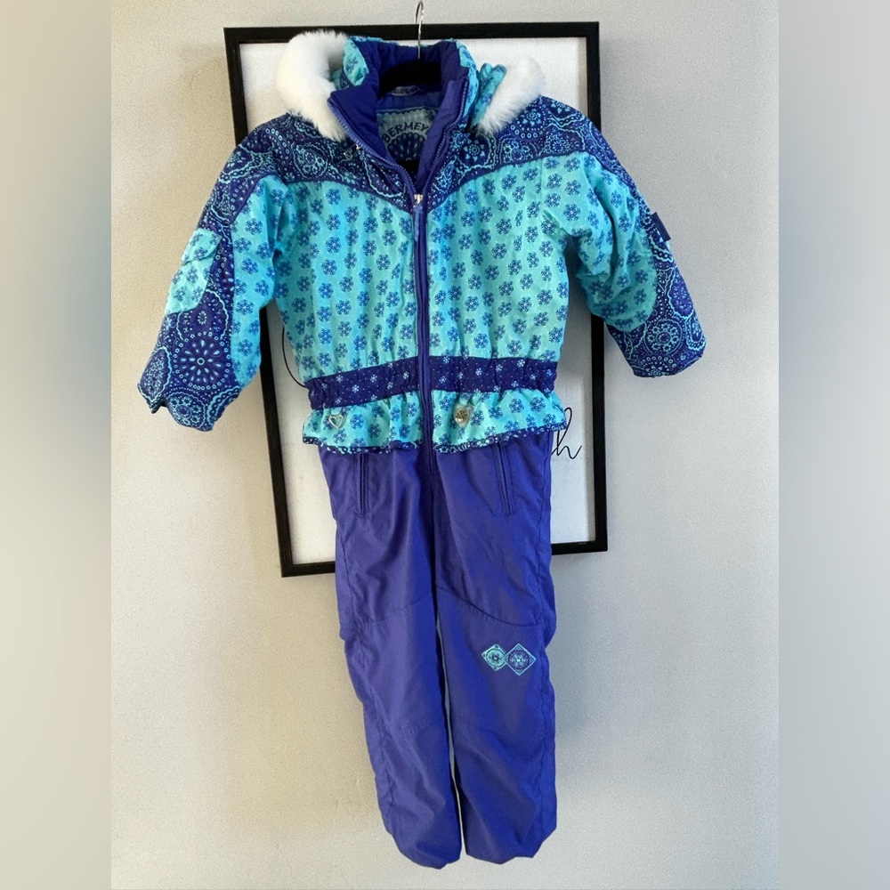 Obermeyer Fully Insulated One Piece Ski Suit Girl's Size 6